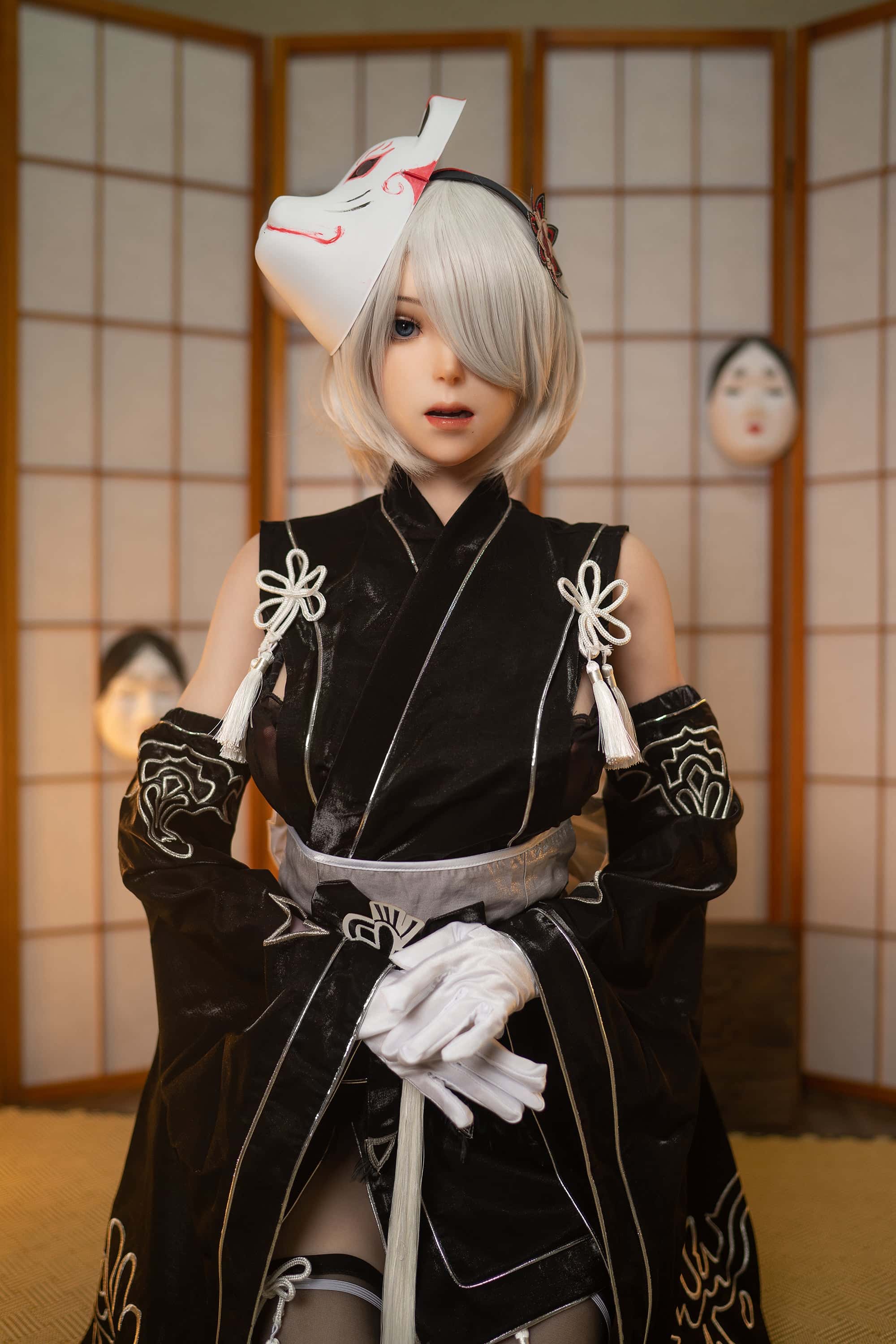 Muñeca sexual de silicona YoRHa de Game Lady: Análisis completo de la muñeca sexual de anime de copa G de 171 cm con cabeza ROS
