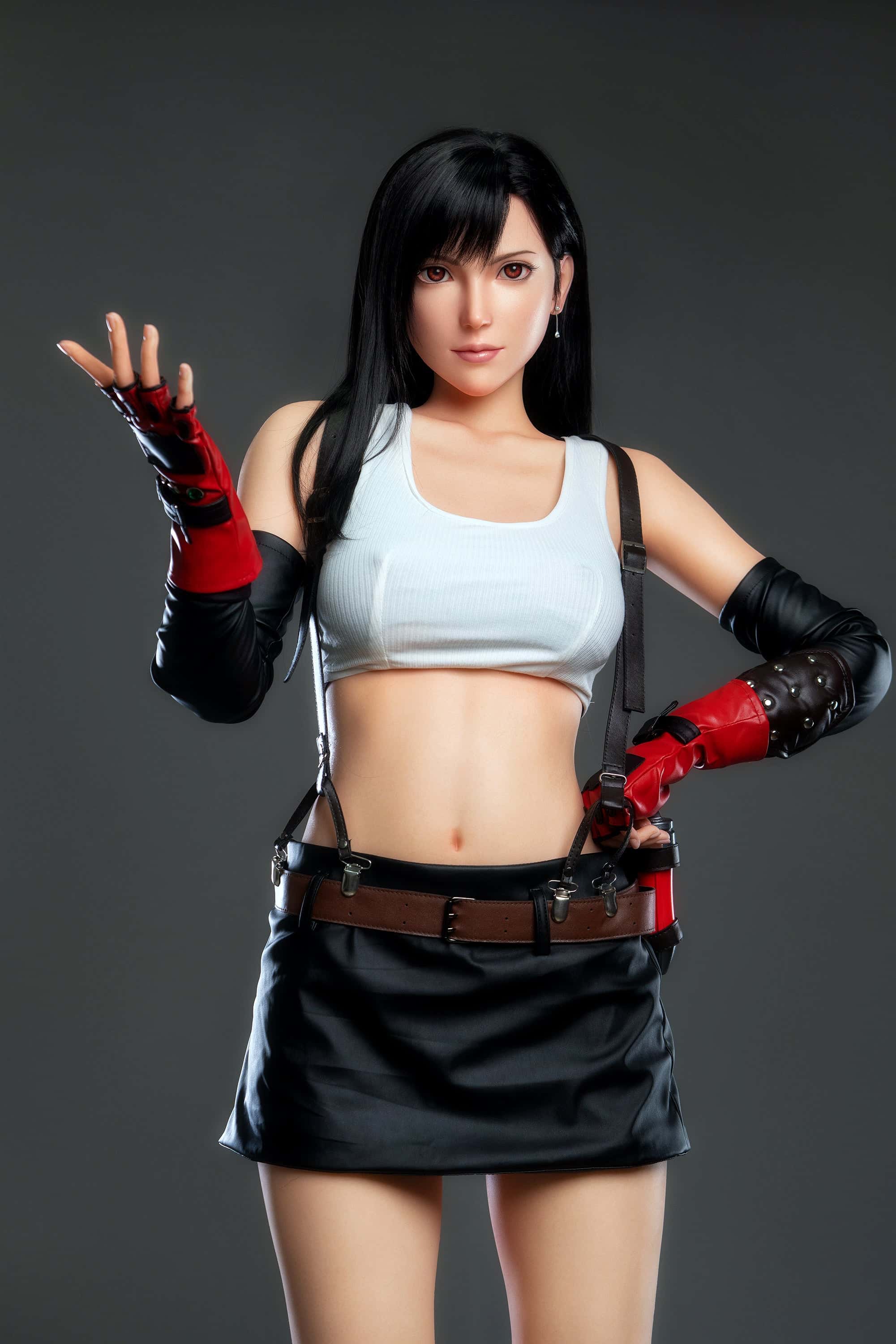 Reseña de la muñeca sexual de silicona Tifa de 168 cm con copa E de anime - Game Lady Doll