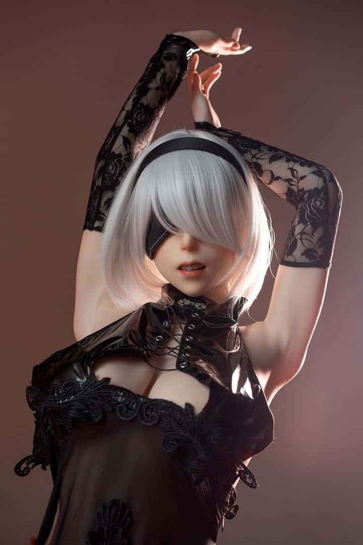 Muñeca sexual de silicona YoRHa de Game Lady: Análisis completo de la muñeca sexual de anime de copa G de 171 cm con cabeza ROS